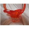 Image 3 : Vintage orange blown glass ( chalet)- 17 inch tall