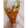 Image 3 : Amber vintage 15 inch blown glass