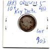 Image 2 : 1885 OBVERSE 5 TEN CENT KEY DATE