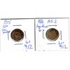 Image 2 : 1915 TEN CENT, AND 1886 LARGE KNOB 6 TEN CENT