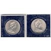 Image 2 : 2 NEW ZEALAND COMMEMORATIVE PROOF CASED DOLLARS, 1967