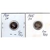 Image 1 : 1904 AND 1905 FIVE CENTS BETTER GRADE