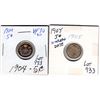 Image 2 : 1904 AND 1905 FIVE CENTS BETTER GRADE