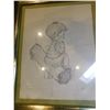 Image 3 : VINTAGE PENCIL DRAWING IN 10 X 12 FRAME