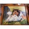 Image 2 : GRACE FABER SHELTIE, ORIGINAL PAINTING, 11 X 13 FRAME