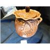 Image 1 : LEFTON CERAMIC BURLAP BAG, INSTANT COFFEE CANISTER, JAPAN