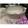 Image 4 : DAISY PATTERN, 2 ½ QT - 10 CUP CASSEROLE DISH WITH LID, 1970'S