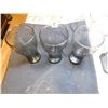 Image 2 : 3 SMOKE COLOURED COKE GLASSES