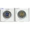 Lot of 2 (1924-2024) 100th anni. Air force coloured/non-coloured toonies