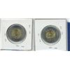 Image 2 : Lot of 2 (1924-2024) 100th anni. Air force coloured/non-coloured toonies