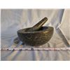 Image 3 : Granite mortar and pestle - heavy, like new