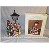 Image 6 : Porcelain Christmas choir figurine and tea light, w/ original box