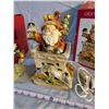Image 2 : 2 Christmas figurines - light up angels & Santa lamp