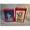 Image 6 : 2 Christmas figurines - light up angels & Santa lamp