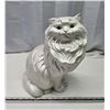 Image 1 : Large vintage white cat figurine - 14"H stamped 1978
