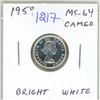 Image 1 : 1959 Canadian Silver 10 Cents. MS-64 with Cameo. Bright White.