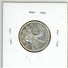 Image 2 : 1944 Canadian Silver 25 Cents. World War II. Issue. AU-50. Lustrous.