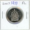 Image 1 : 2007 Proof Like 50 Cents. Royal Canadian Mint logo on the obverse.