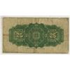 Image 2 : 1923 25 Cents Shinplaster. McCavour-Saunders signatures. DC-24c. VG-8.