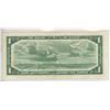 Image 2 : 1954 Modified Portrait $1 Replacement note. Beattie-Rasminsky signatures. *A/F Replacement Prefix. B