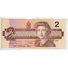 Image 2 : 1986 $2 Replacement note. Thiessen-Crow signatures. BRX Replacement Prefix. BC-55bA. VF-20.