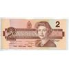 Image 2 : 1986 $2 Replacement note. Thiessen-Crow signatures. EBX Replacement Prefix. BC-55bA-i. VF-20.