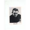 Image 1 : Black & White photograph of Johnny Cash. 5" X 7".