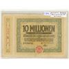 Image 1 : Germany. 1923 10 Million Mark Gutschein from Duisburg. VF+.