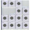 Image 1 : Lot of 13 Canadian King George V Nickel 5 Cents. Dates include 1922, 1923, 1924, 1927, 1928, 1929, 1