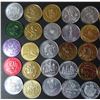 Image 2 : Lot of 50 different Mardi Gras tokens, all from the late 1960s. BU.