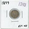 Image 1 : 1899 Canadian silver 5 cent coin