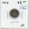 Image 1 : 1914 Canadian silver 5 cent coin