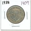 Image 1 : 1938 Canadian silver 50 cent coin
