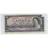 Image 1 : 1954 Canadian 10 dollar bill - Beattie/Rasminsky - G/V 5462079