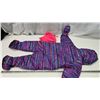 Image 6 : New w/ tags - "Jupa" infant girls, sz 18m 1pc snow suit - c/w toque, mitts