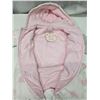 Image 3 : New w/ tags - "Zip Zap" infant girls, sz 6-12m 1pc snow suit/bunting bag - some dirt stains