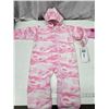Image 5 : 2x New w/ tags - Colombia infant girls, sz 12m & 24m thermal fleece winter suits
