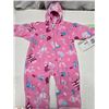 Image 2 : 2x New w/ tags - Colombia infant girls, sz 6m & 12m thermal fleece winter suit