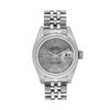 Image 2 : Rolex Ladies Quickset Silver Roman White Gold Bezel With Hidden Clasp Jubilee Ba