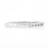 Image 5 : NEW Classic 18k White Gold 0.25 ctw Round Prong Diamond 2.2mm Wedding Band Ring