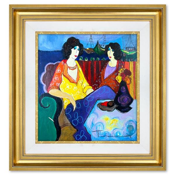 At the Port by Tarkay (1935-2012)