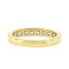 Image 8 : Tiffany & Co. 18k Yellow Gold 1 ctw Channel Round Diamond Wedding Band Ring w/ B