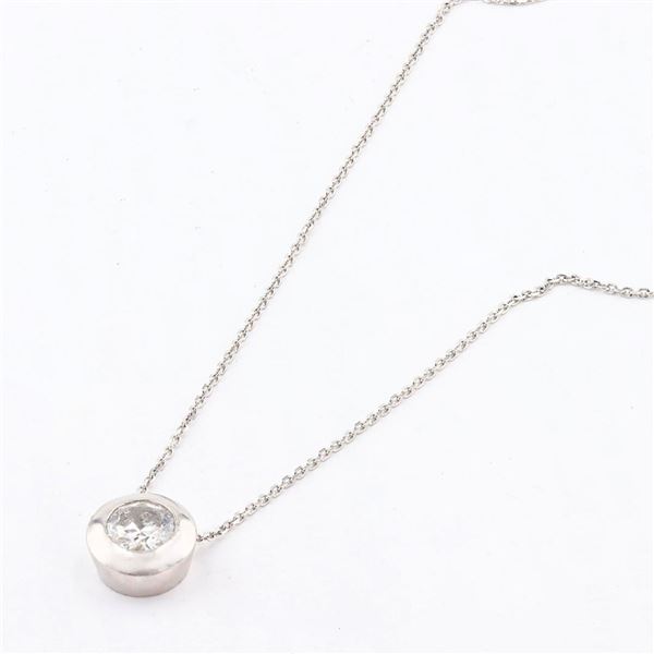 1.00 ctw H COLOR SI3 CLARITY Diamond Platinum Pendant