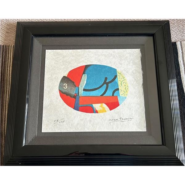 Etching 3 with Carborundum by Max Papart