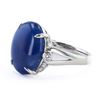 Image 3 : 11.27 ctw Blue BURMESE Sapphire and 0.15 ctw Diamond Platinum Ring