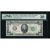 Image 1 : 1934C $20 STAR Cleveland FRN PMG 30