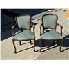 Image 1 : MATCHING FRENCH LOUIS XVI STYLE ARM CHAIRS - MADE IN ITALY/FINISHED IN USA; PAIR