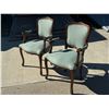 Image 2 : MATCHING FRENCH LOUIS XVI STYLE ARM CHAIRS - MADE IN ITALY/FINISHED IN USA; PAIR