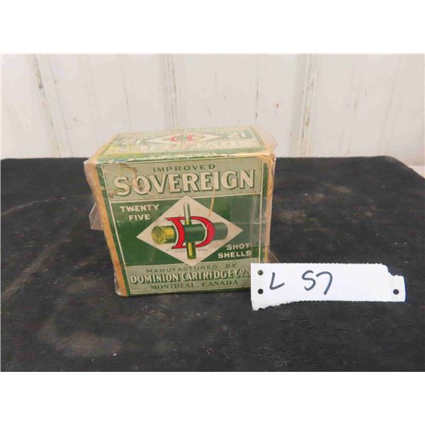 (25 Rounds) Vintage Dominion Cartridge Co. Sovereign Vintage 12 Gauge **