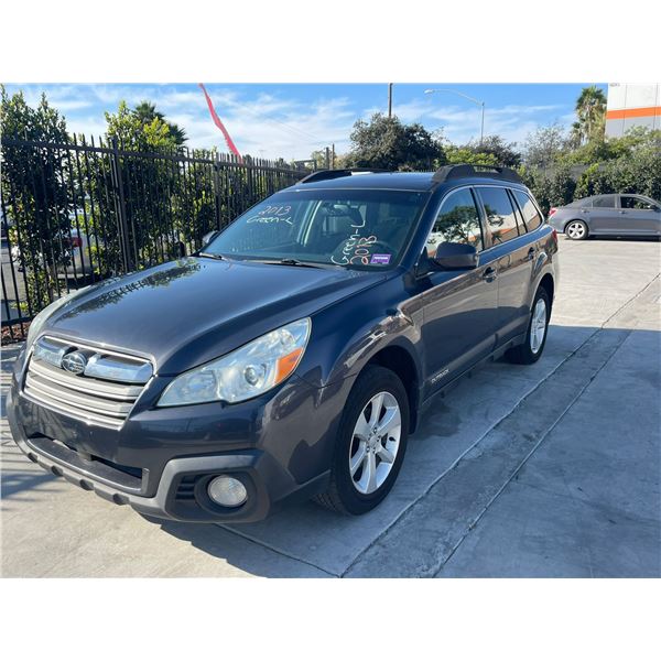 SUBA OUTBACK 2013 O/S TITLE 2 DAYS